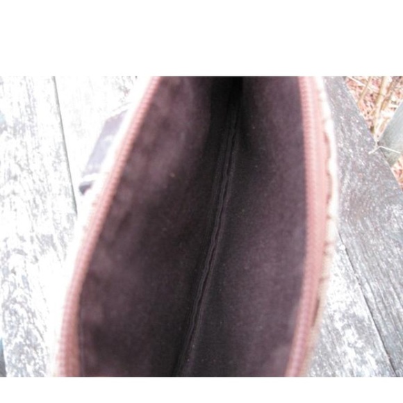 Coach Tan/ Brown Monogram Wristlet (FINAL PRICE) - Picture 4 of 5